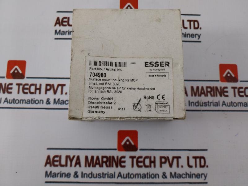 Novar 704980 Mount Housing For Small Mcp, Red, Similar , 4063-015