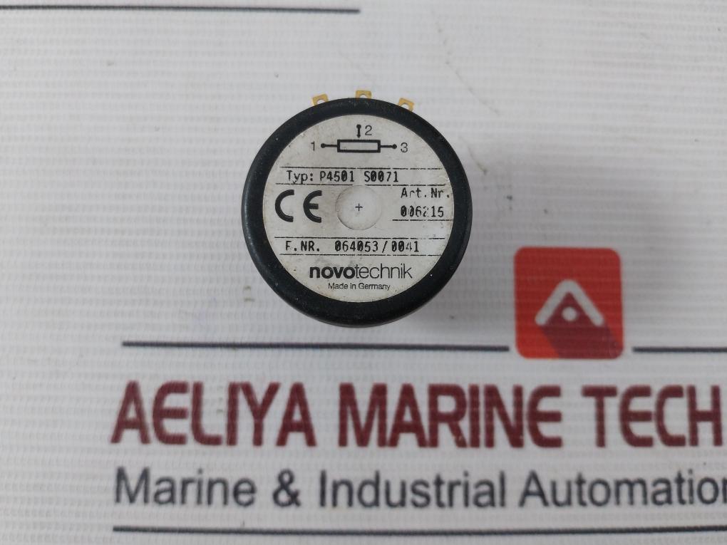 Novotechnik P4501 Angular Position Sensor S0071