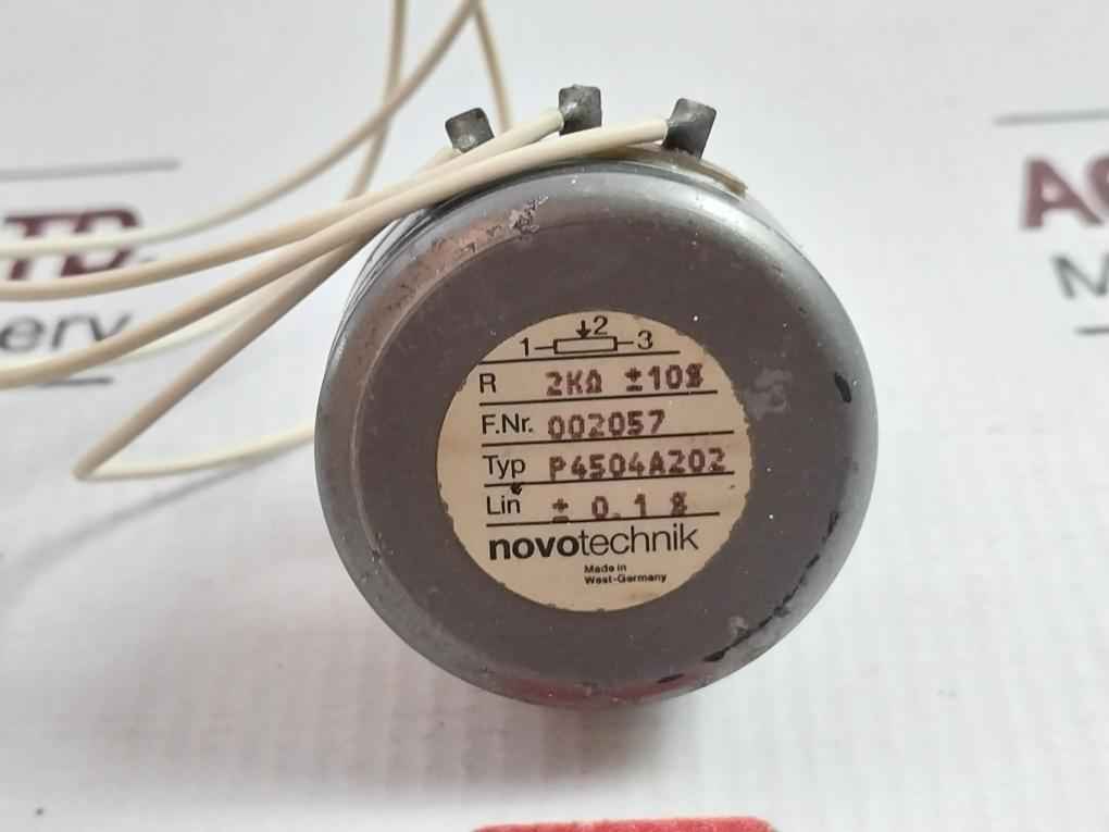 Novotechnik P4504A202 Potentiometer Rotary Sensor