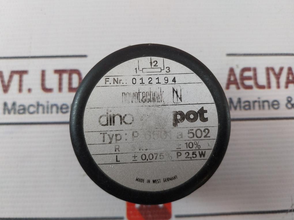 Novotechnik P 6501 A 502 Rotary Sensor 012194