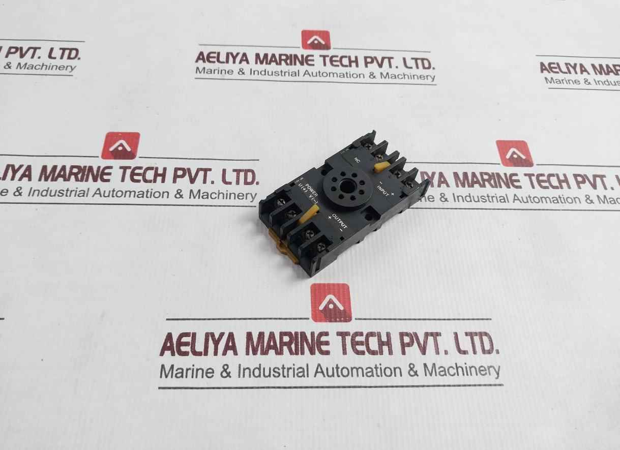 Np-455 250V 7.5A Rail Mount Power Relay Socket Base 09Z6Y7