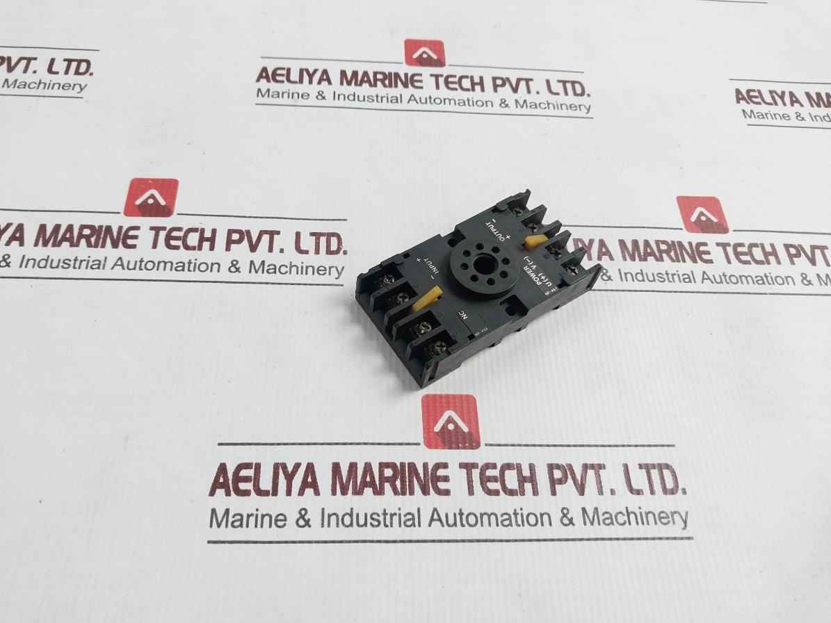 Np-455 250V 7.5A Rail Mount Power Relay Socket Base 09Z6Y7