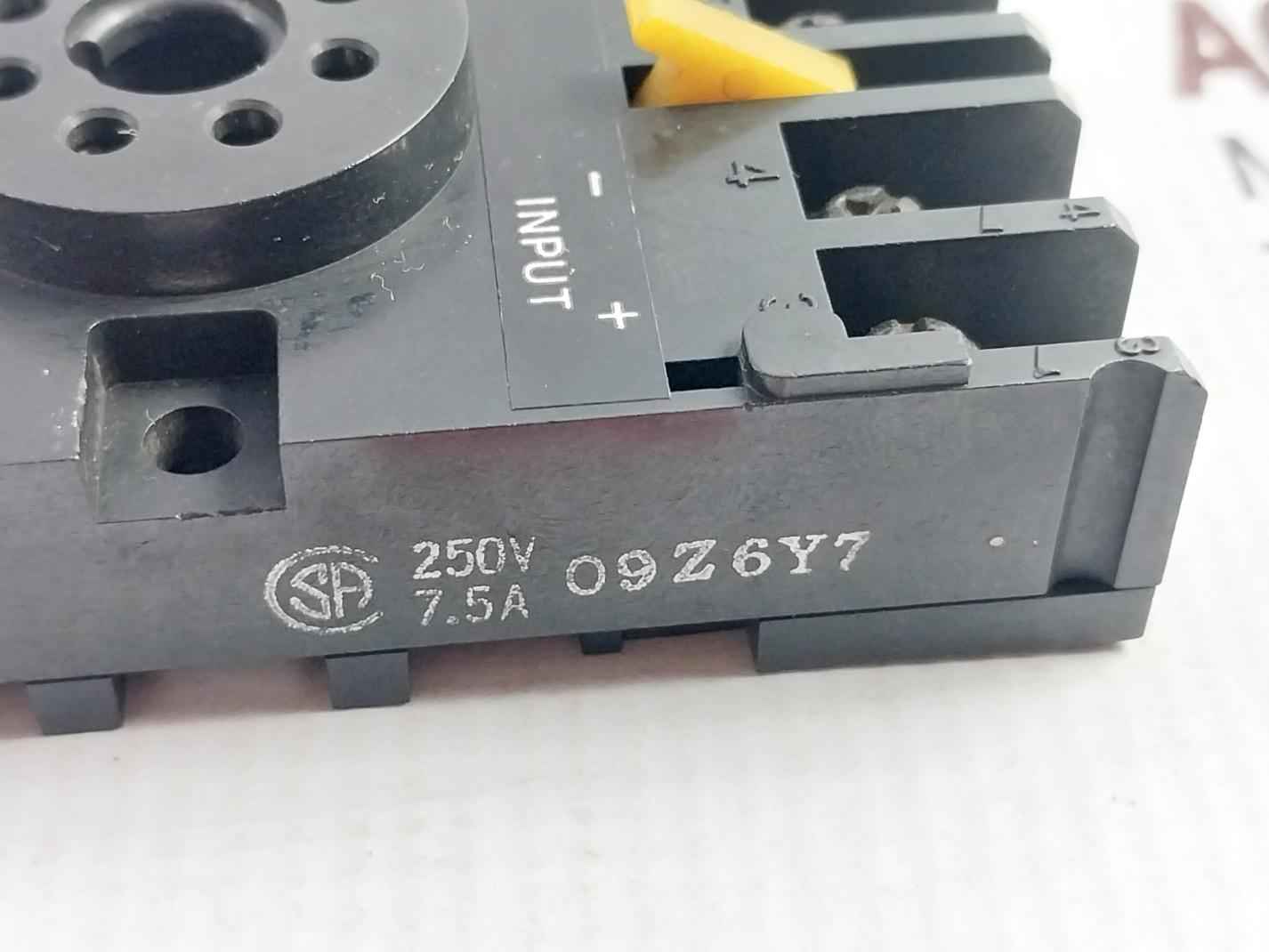 Np-455 250V 7.5A Rail Mount Power Relay Socket Base 09Z6Y7