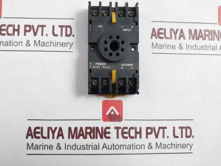 Np-455 250V 7.5A Rail Mount Power Relay Socket Base 09Z6Y7