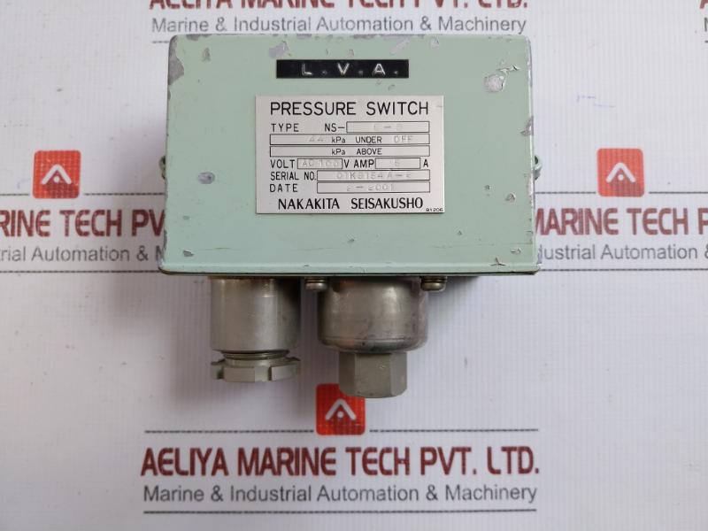 Ns-9-3 Pressure Switch 44Kpa Ac110V 5A Nakakita Seisakusho