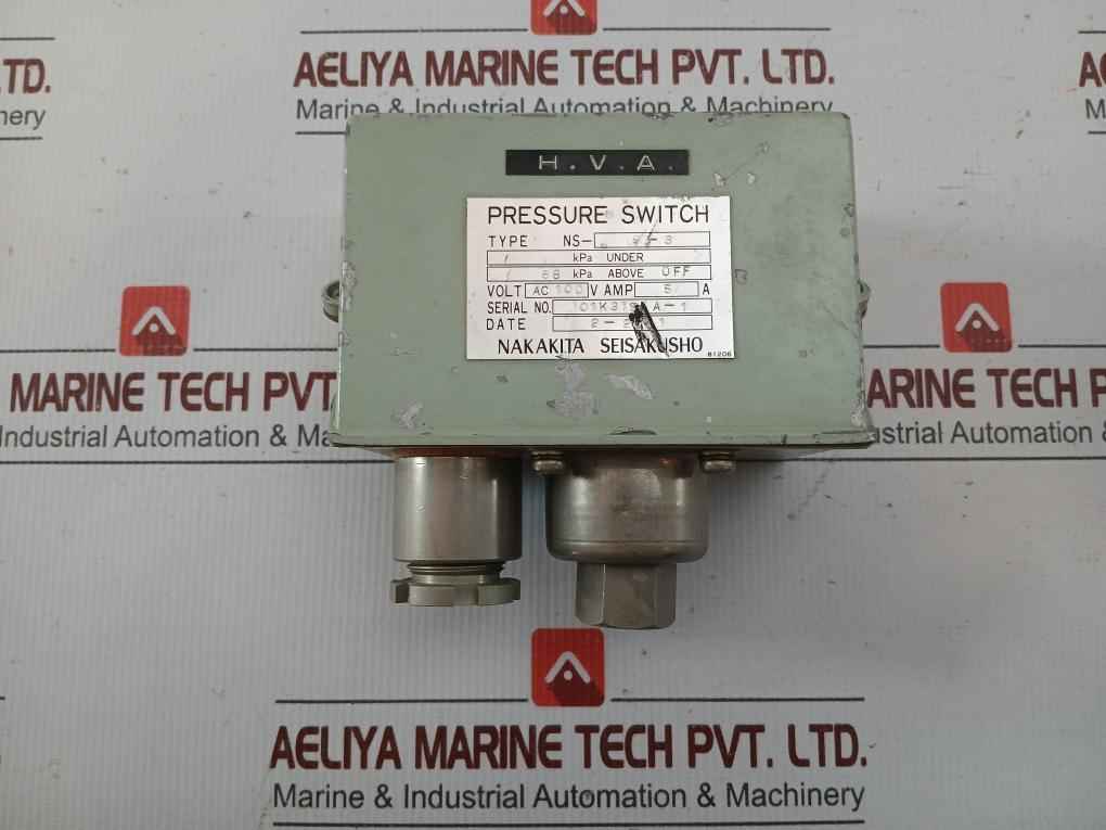 Ns-9-3 Pressure Switch Nakakita Seisakusho Ac100V 5A