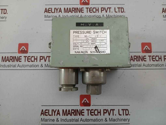 Ns-9-3 Pressure Switch Nakakita Seisakusho Ac100V 5A