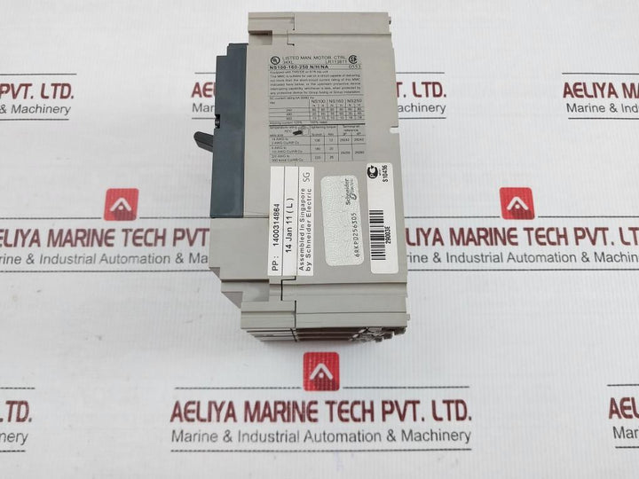 Ns100 N Circuit Breaker 750V 100A/ 40°C 50/60Hz Merlin Gerin
