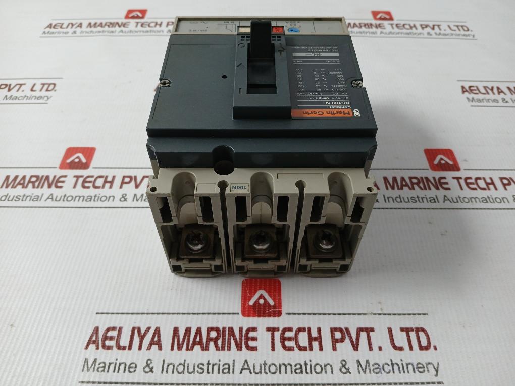 Ns100 N Molded Case Circuit Breaker 750V 50/60Hz Merlin Gerin