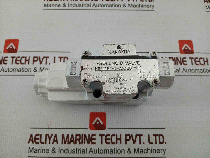 Ns691Rt-6-a(C)Bb-54 Solenoid Valve Ac220V Nakakita Seisakusho