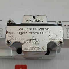 Ns691Rt-6-a(C)Bb-54 Solenoid Valve Ac220V Nakakita Seisakusho