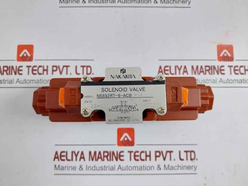 Ns692Rt-6-acb-54 Solenoid Valve Ac220V Nakakita Seisakusho