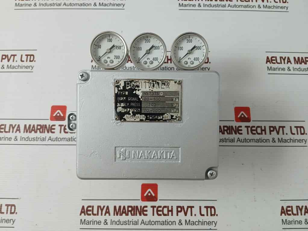 Ns737S-d Pneumatic Positioner Input Signal: 20~100 Kpa Brand Nakakita Seisakusho