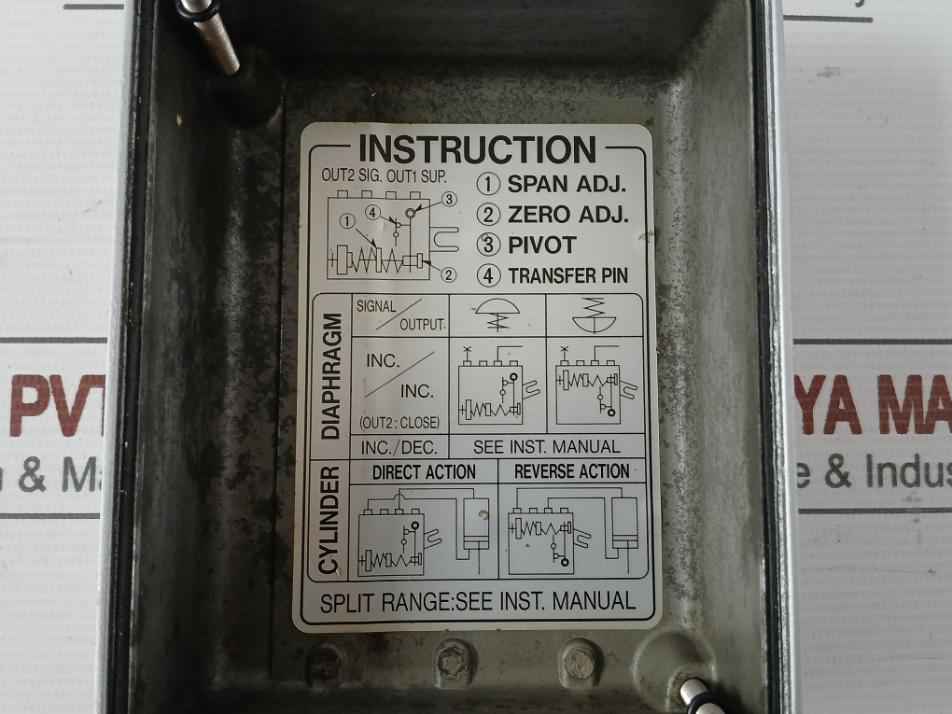 Ns737S-d Pneumatic Positioner Input Signal: 20~100 Kpa Brand Nakakita Seisakusho
