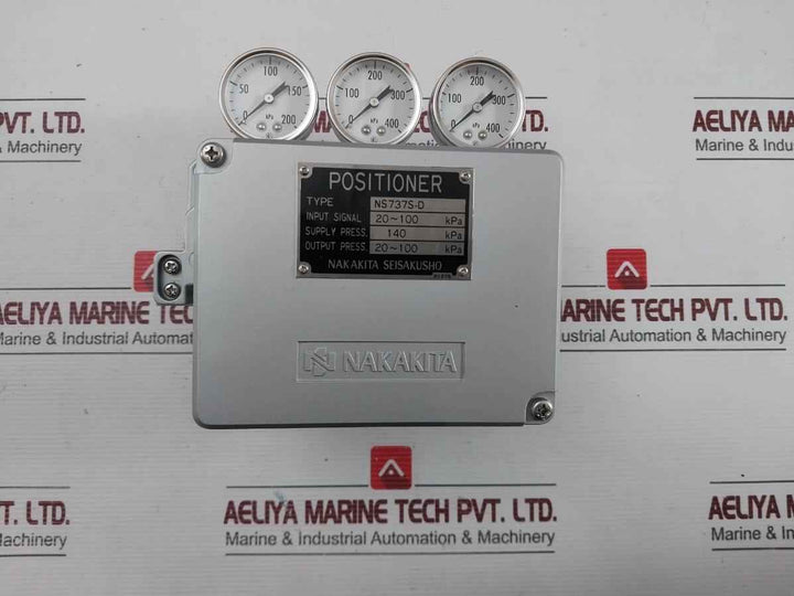 Ns737S-d Pneumatic Positioner Nakakita Seisakusho 0 To 400 Kpa