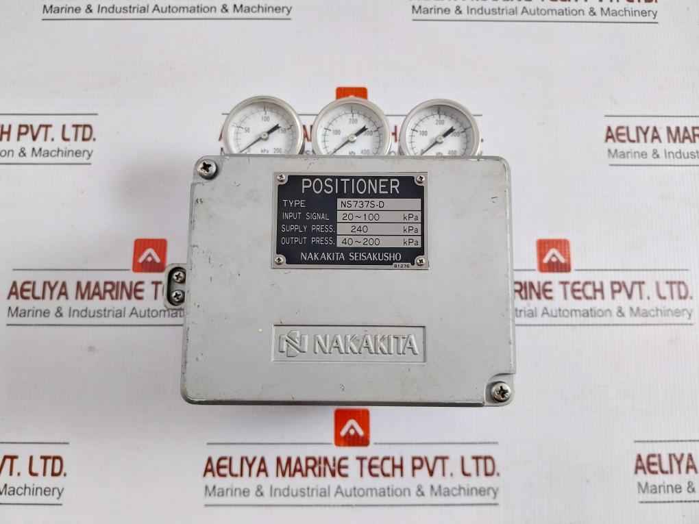Ns737S-d Pneumatic Positioner Nakakita Seisakusho Input Signal: 20-100 Kpa