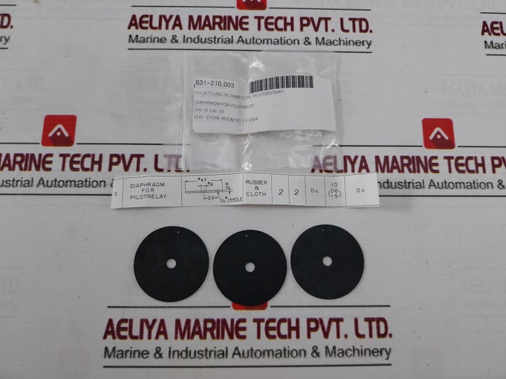 Nsk 51106 Diaphragm For Pilot Relay Kit 631-210.008 Jisb1532