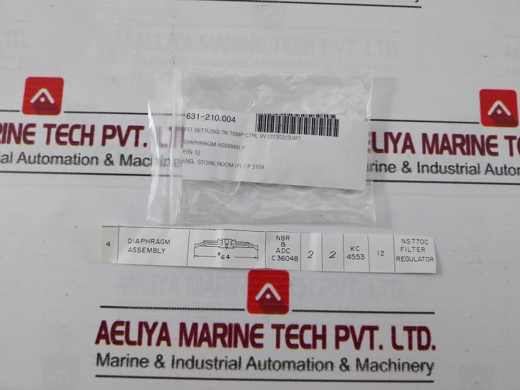 Nsk 51106 Diaphragm For Pilot Relay Kit 631-210.008 Jisb1532