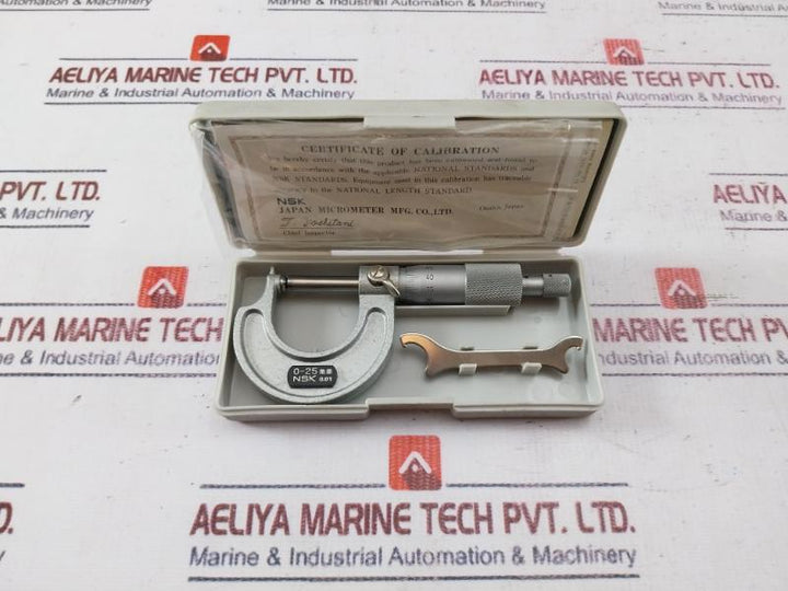 Nsk Yd01-m Outside Micrometer 0-25Mm Il0565