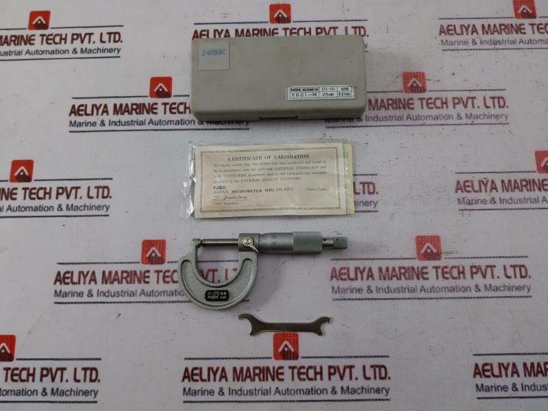 Nsk Yd01-m Outside Micrometer 0-25Mm Il0565