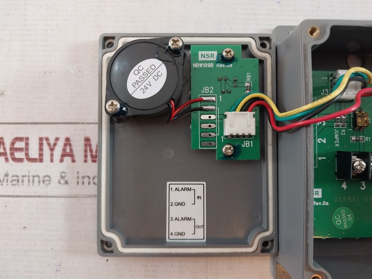 Nsr Nbw-1010A Bnwas Alarm Unit Rev.0A 22Rw51-nbw109-0382