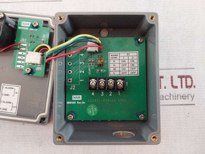 Nsr Nbw-1010A Bnwas Alarm Unit Rev.0A 22Rw51-nbw109-0382