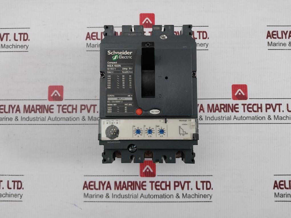 Nsx100n-Compact-Circuit-Breaker-By-Schneider-Electric-800v-50-60hz-Lv429006-2