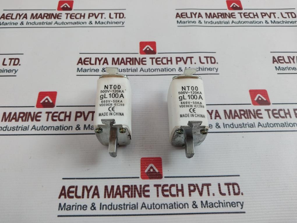Nt00 100A Knife Contact Fuse Protector 660V~ 50Ka