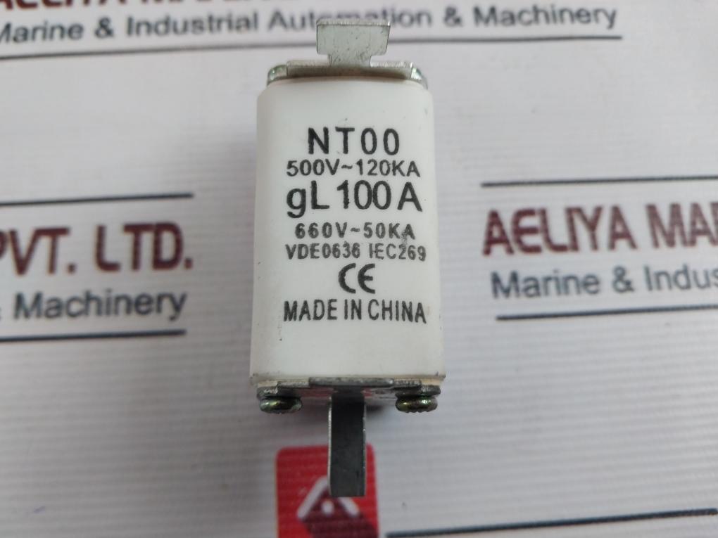 Nt00 100A Knife Contact Fuse Protector 660V~ 50Ka