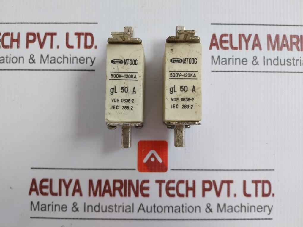 Nt00C High Rupturing Capacity Fuse Link Sme 500V~120Ka 50A