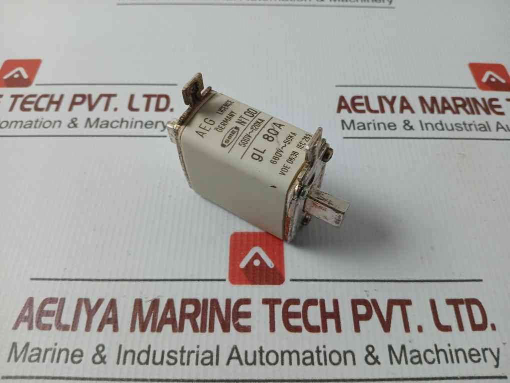 Nt00 Fuse Link 80A Aeg 500V~120Ka