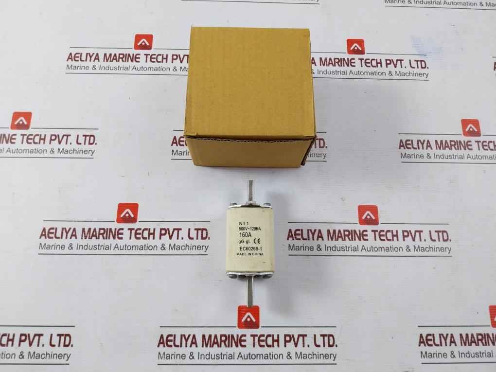 Nt1 160A Fuse Link For High Power Safety Device 500V-120Ka Iec 60269-1
