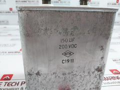 Ntk 200Vdc Capacitor Cfp 150 ΜF 200Vdc C1911