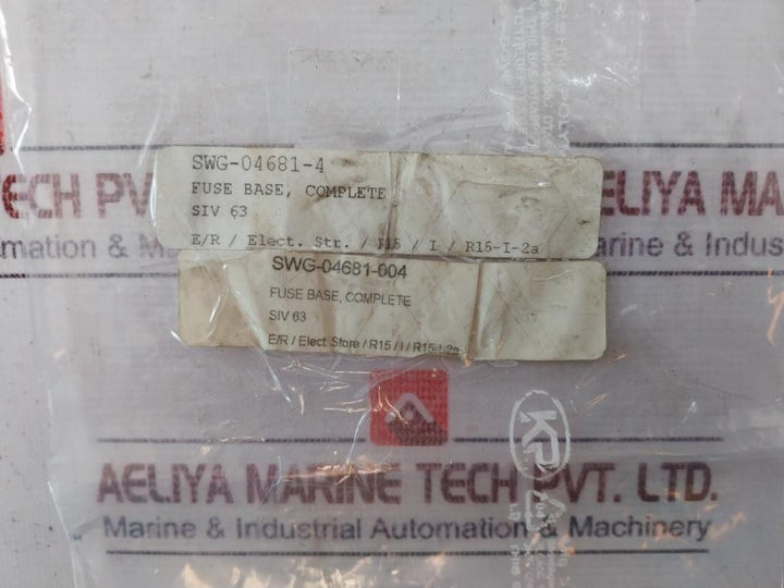 Ntp Swg-04681-4 Fuse Base Complete 50a 500v
