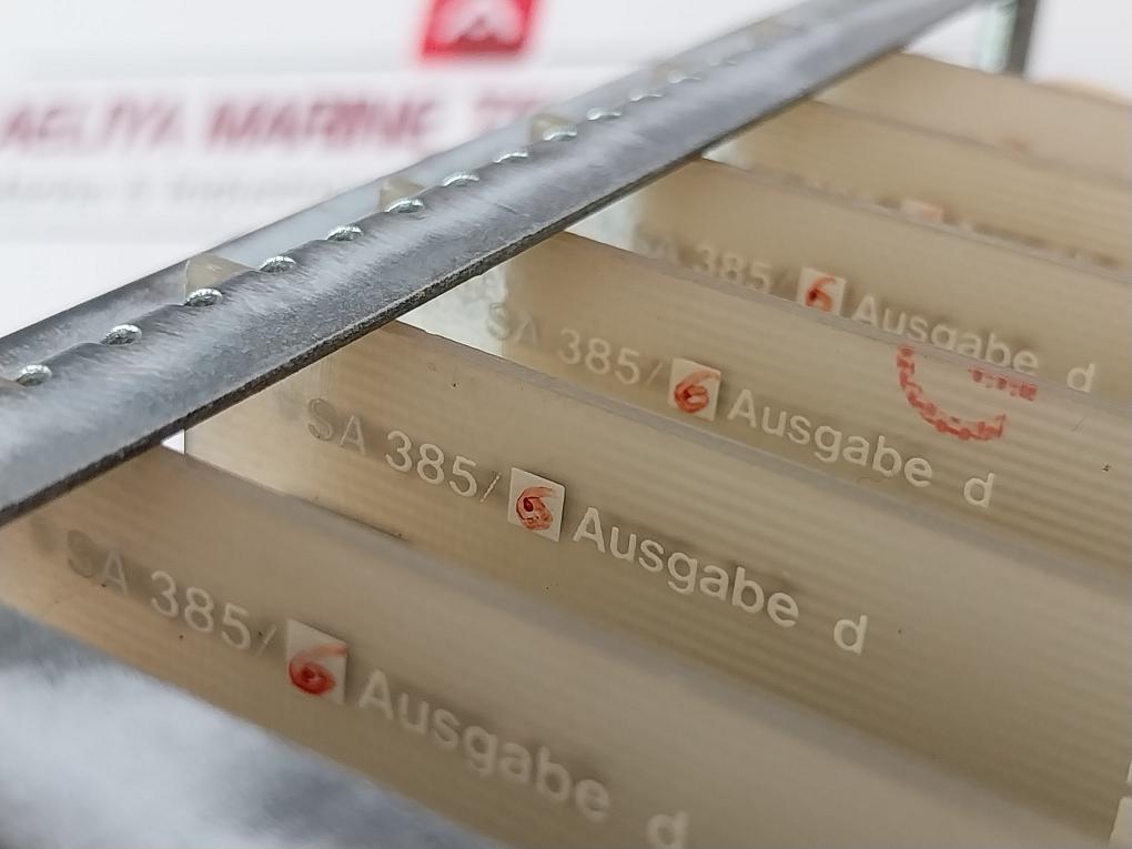 NTW NORIS A-31 Pcb Circuit Board Tart Block SA385-6G