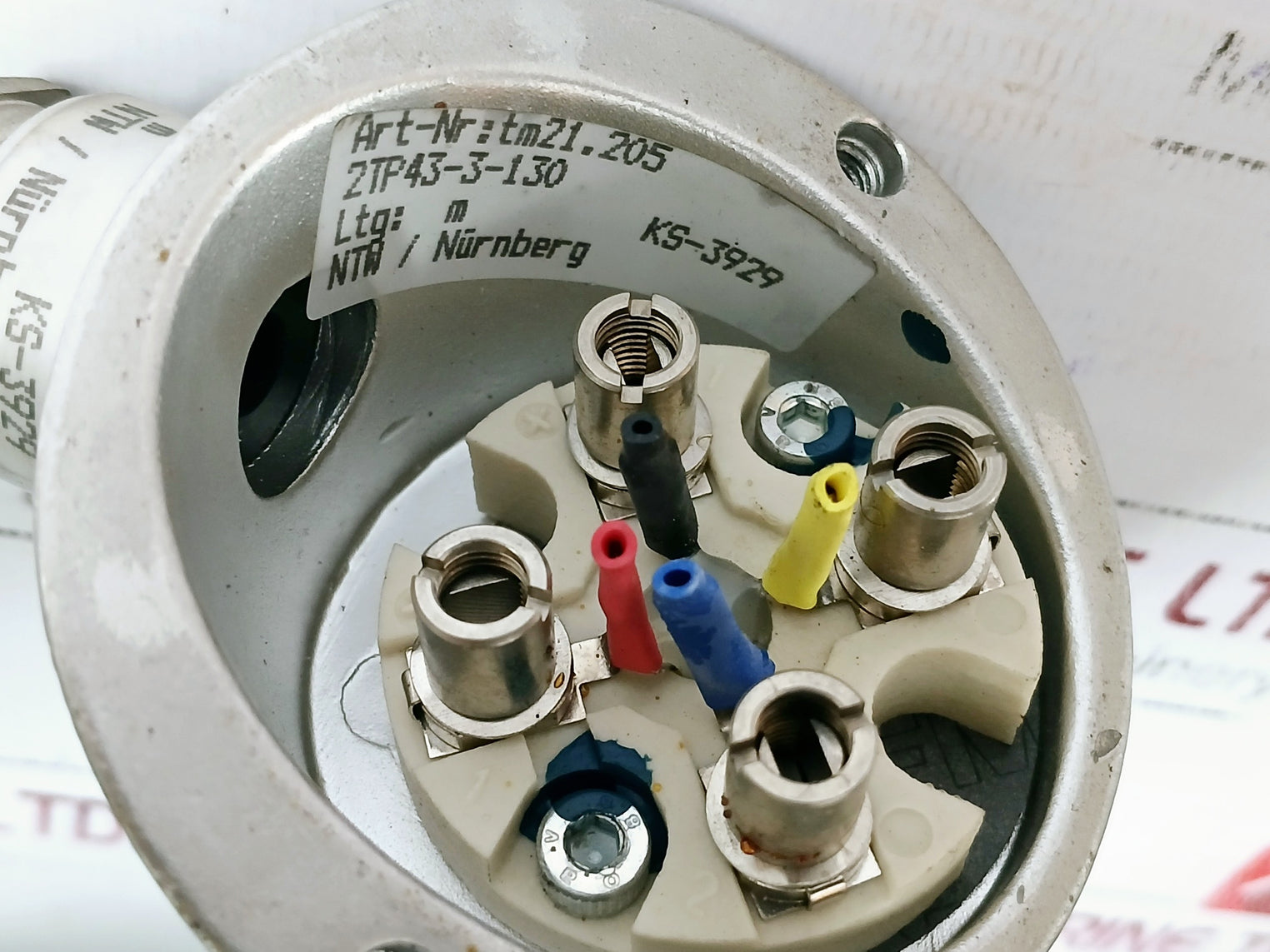 NTW TM21.205 Thread Thermocouple Temperature Sensor 2TP43-3-130 KS-3929