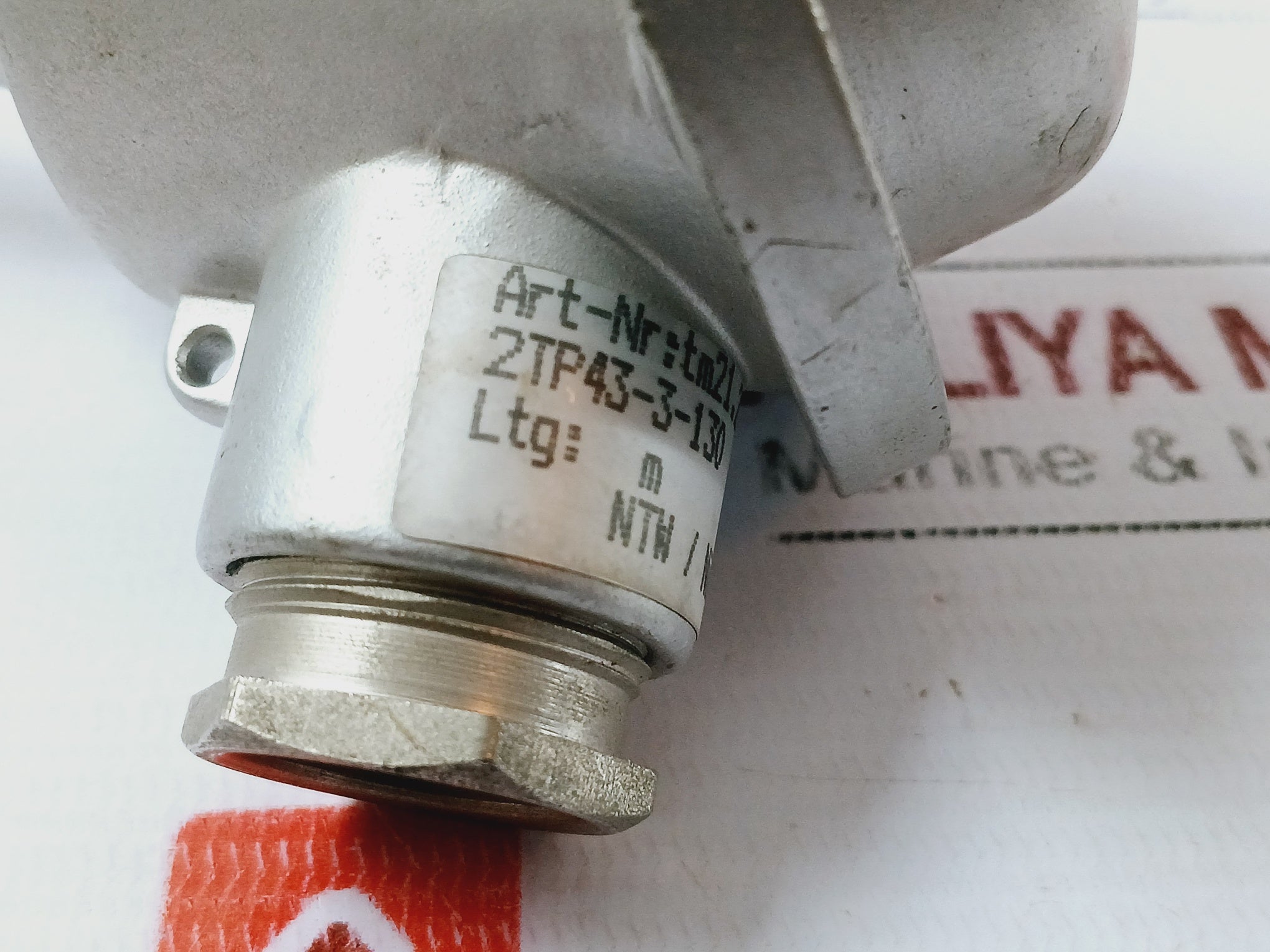 Ntw Tm21.205 Thread Thermocouple Temperature Sensor 2tp43-3-130 Ks-3929