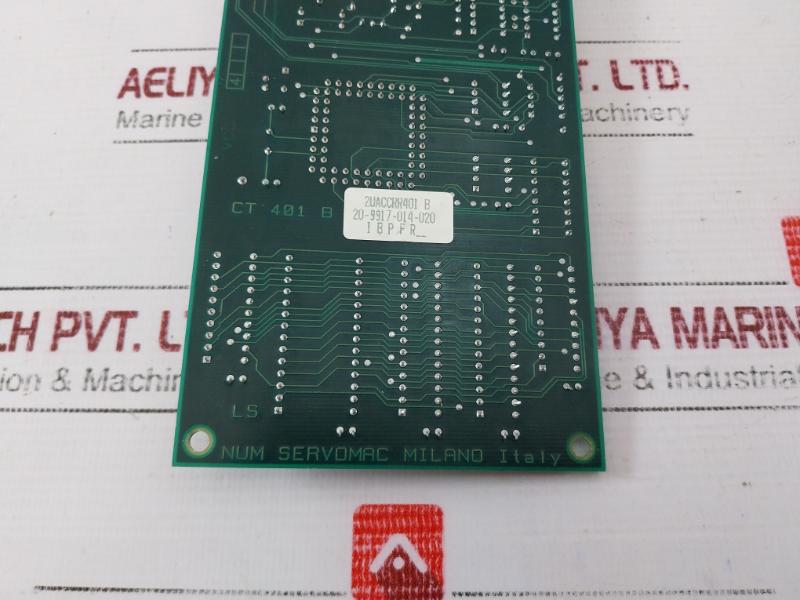 Num Servomac Ct 401B Printed Circuit Board 2Uaccrr401 B