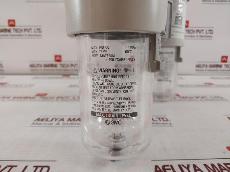 Numatics 34207242 Filter Regulator And Lubricator Ar60-10G-b 1.0Mpa 0.05-0.85Mpa