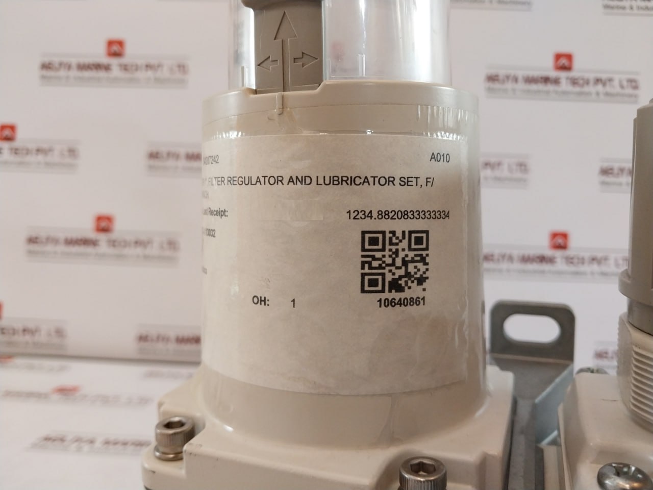 Numatics 34207242 Filter Regulator And Lubricator Ar60-10G-b 1.0Mpa 0.05-0.85Mpa
