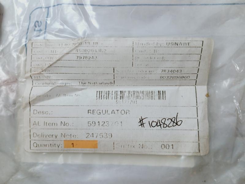 Numatics Valve, 34225005 Pressure Regulator