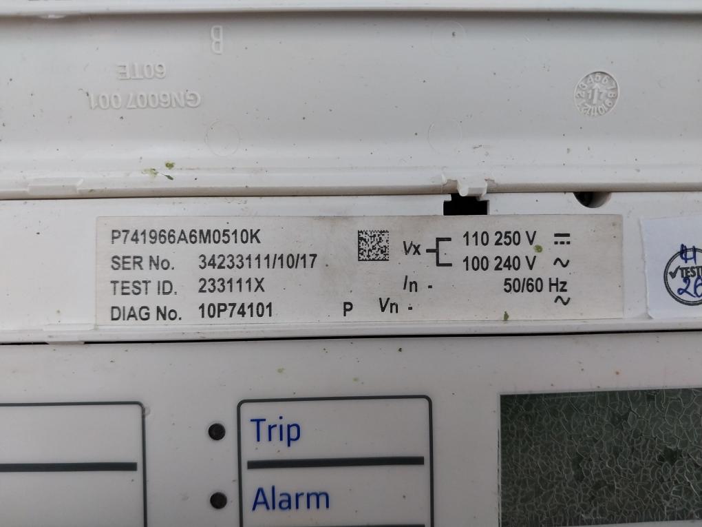 Numerical Protection Relay P741966A6M0510K Alstom 100-240V 50/60Hz