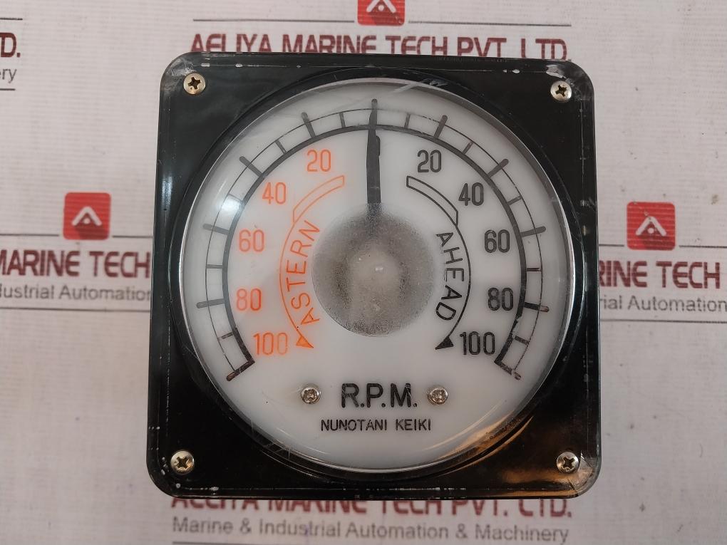 Nunotani Jis F8521-fl100K Electric Propeller Shaft Revolution Indicator Receiver