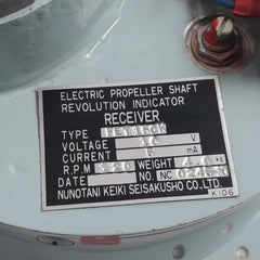Nunotani Keiki Fet150K Electric Propeller Shaft Revolution Indicator D90981 5Ma