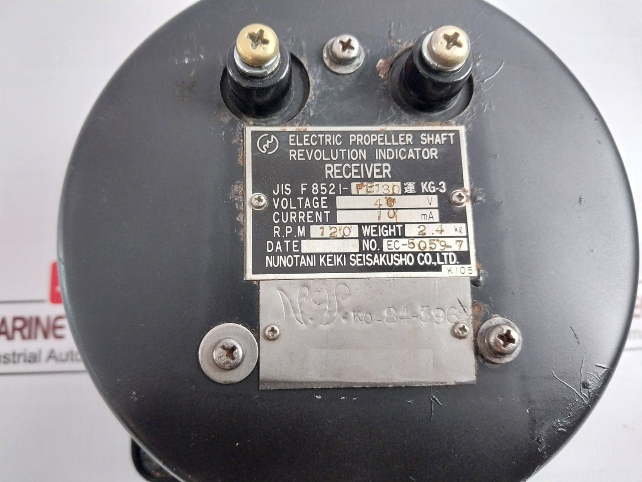 Nunotani Keiki Jis F 8521-fe130 Propeller Shaft Revolution Indicator 40V 10Ma