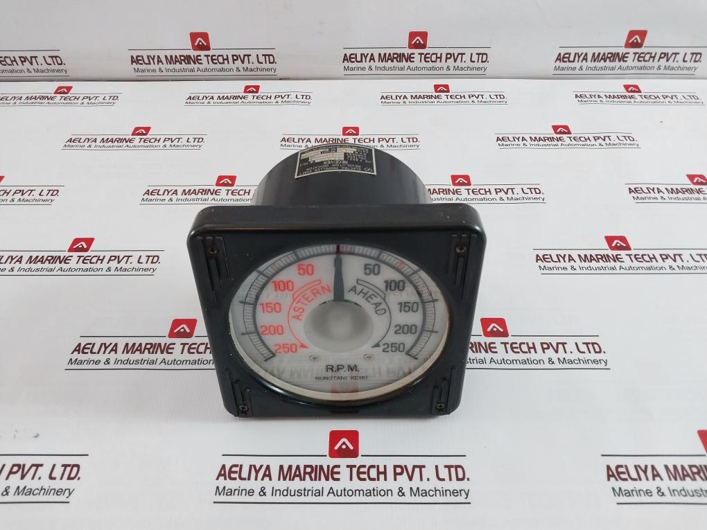 Nunotani Keiki Jis F8521-fe 130 Revolution Indicator Receiver 250-0-250 R.P.M.