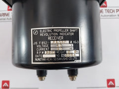 Nunotani Keiki Jis F8521-fe 130 Revolution Indicator Receiver 250-0-250 R.P.M.