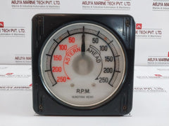 Nunotani Keiki Jis F8521-fe 130 Revolution Indicator Receiver 250-0-250 R.P.M.