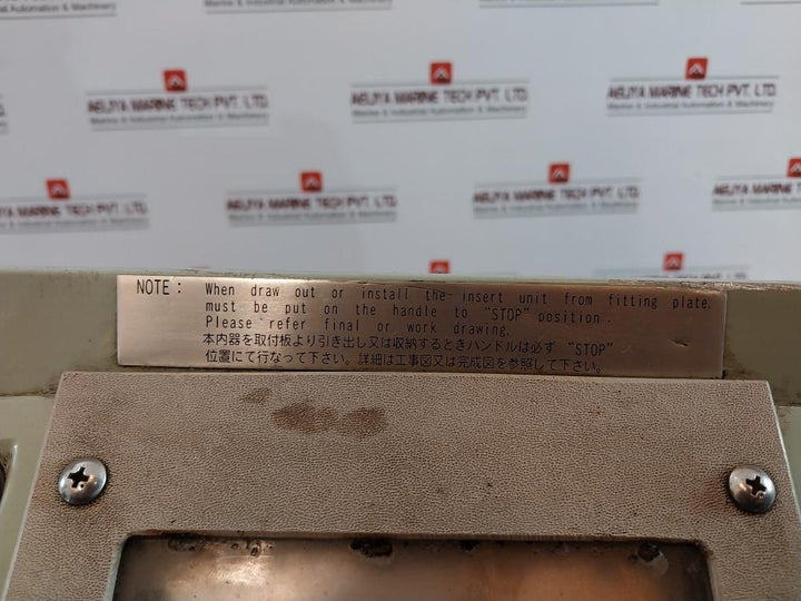 Nunotani Keiki Jis F 8523 Tase300A Electric Engine Telegraph 100V A6050-2