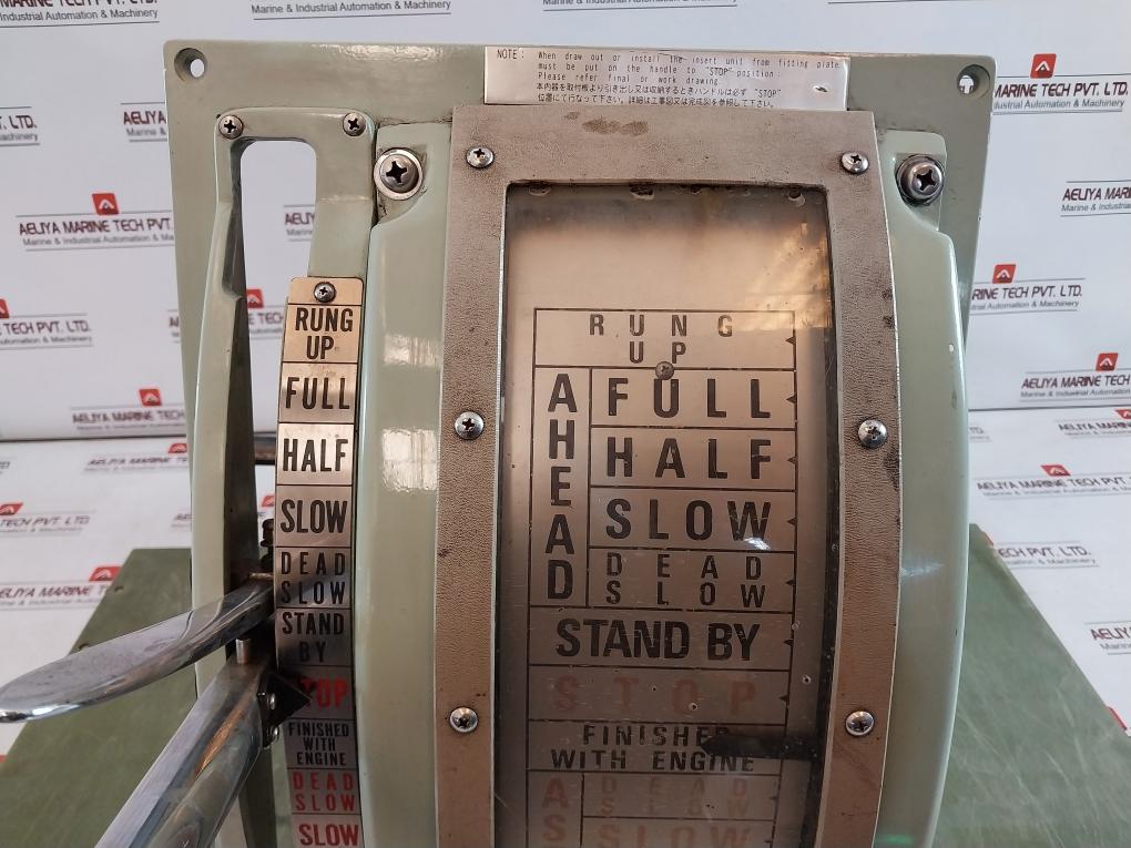 Nunotani Keiki Jis F 8523 Tase300A Electric Engine Telegraph 100V A6050-2